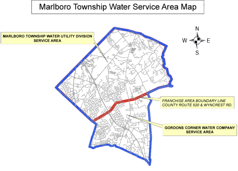 Water Service Area map