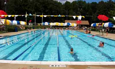 MAIN POOL WITH LAP LANES